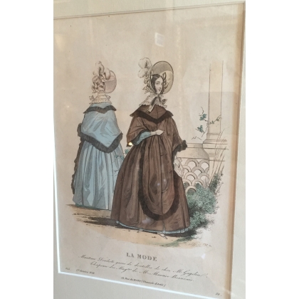 Engraving entitled ‘La Mode’, dated 1 October 1836, by Moinat SA – Antiques and decorative arts – Engravings, lithographs