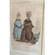 Gravure "La Mode" datée 1er octobre 1836