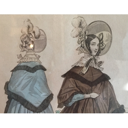 Engraving entitled ‘La Mode’, dated 1 October 1836, by Moinat SA – Antiques and decorative arts – Engravings, lithographs