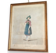 Gravure costume "Grisons"
