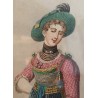 Gravure costume "Grisons"  sur Moinat SA  - Antiquités décoration -  Gravures, Lithos