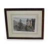 Coloured engraving "Near the mouth of the river" by Moinat SA – Antiques and decorative items – Engravings, lithographs
