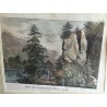 Coloured engraving "Near the mouth of the river" by Moinat SA – Antiques and decorative items – Engravings, lithographs