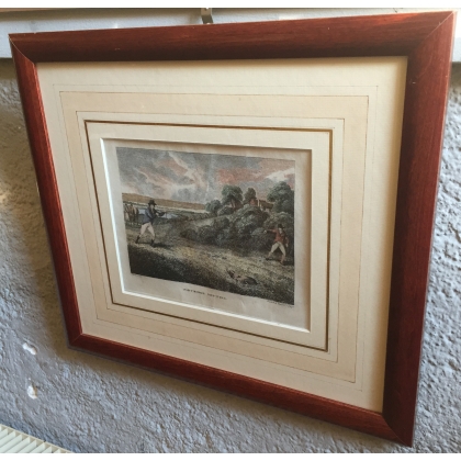 Engraving ‘Partridge netting’ by HOWIT on Moinat SA – Antiques and decorative items – Engravings, lithographs