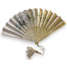 Ivory and silk fan, decorated by  Moinat SA  - Antiques and decorative items
