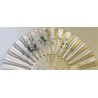 Ivory and silk fan, decorated by  Moinat SA  - Antiques and decorative items