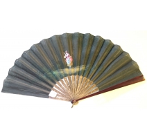 范围黑棉花和竹子的装饰