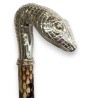  Canne imprimée serpent avec crosse sur  Moinat SA  - Antiquités décoration