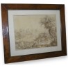 Dessin sur papier "Paysage et sur  Moinat SA  - Antiquités décoration