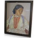 Pastel "Portrait d'une jeune fille" signé MARTIN