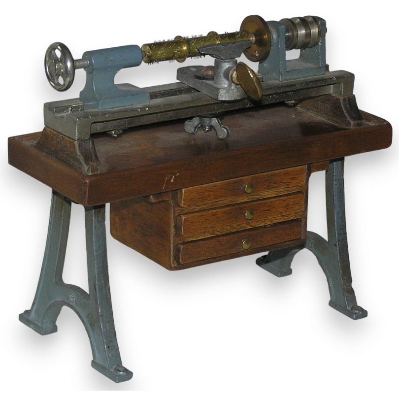 Tour miniature d'un fabricant de boîte