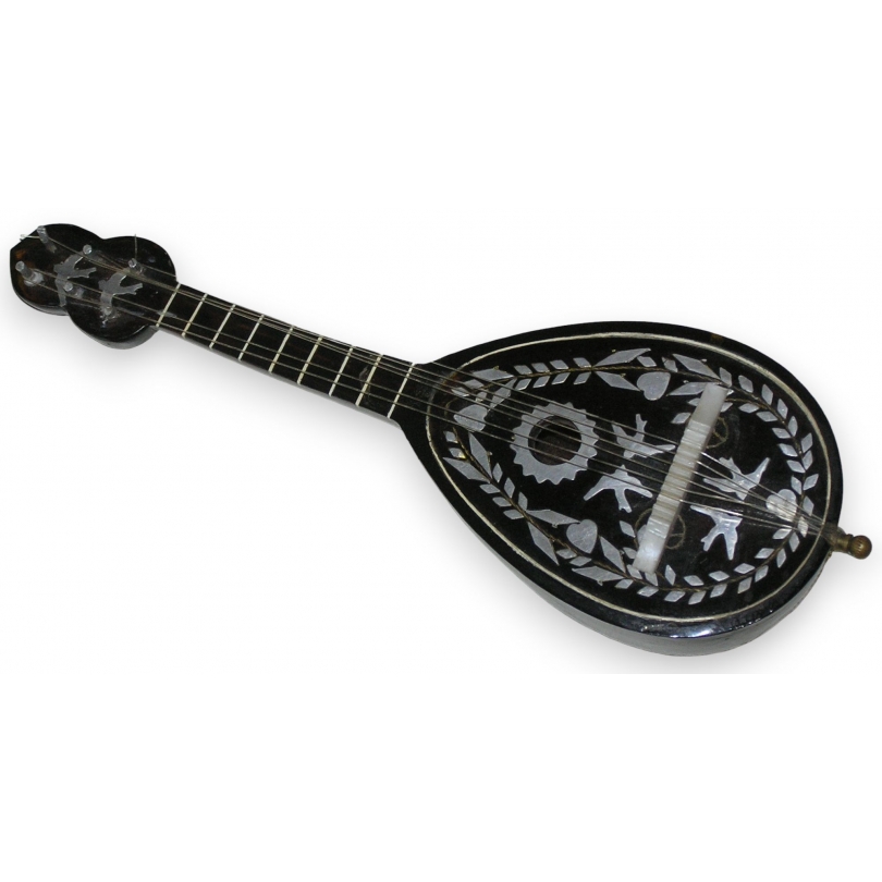 Boîte à musique en forme de mandoline,