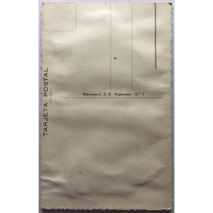  Carte postale brodée "Madrid" TARJETA sur  Moinat SA  - Antiquités décoration