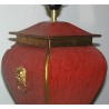  Lampe, en tôle peinte rouge. Sans sur  Moinat SA  - Antiquités décoration