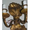 Pair of 6-light wall lights, made of wood, by Moinat SA – Antiques and home décor
