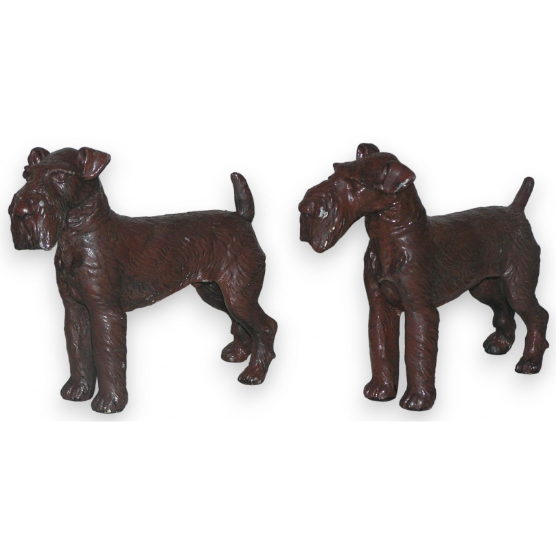  Paire de sculptures "Chiens, sur  Moinat SA  - Antiquités décoration