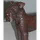 Paire de sculptures "Chiens"