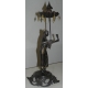 Sculpture "Chinoise avec ombrelle", en