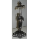 Sculpture "Chinoise avec ombrelle", en