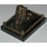 Sculpture \"Sphinx\", en bronze monté sur