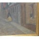 Painting "View of Italy", signed BOREL.