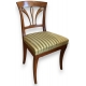 Chaise style Directoire recouverte de velours