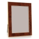 Picture frame in magnifying glass and gilt metal,