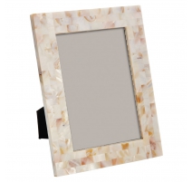 Photo frame mother of pearl tiles