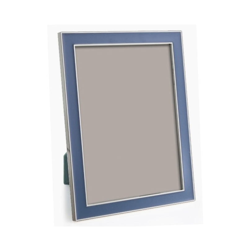 Photo frame enamel pastel blue