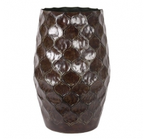 Waste paper basket or cache pot, round