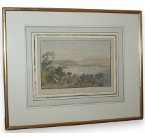 Gravure sur papier "Genève"
