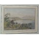 Gravure sur papier "Genève"