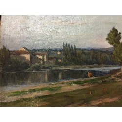 绘画 | 题为《风景》的画作，署名Johannès SON Moinat SA  - 古董与装饰艺术