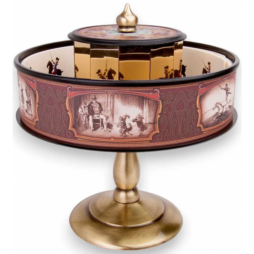 Praxinoscope, brass stand by  Moinat SA  - Antiques and home décor