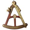 Replica sextant made of brass and wood at  Moinat SA  - Antiques and home décor