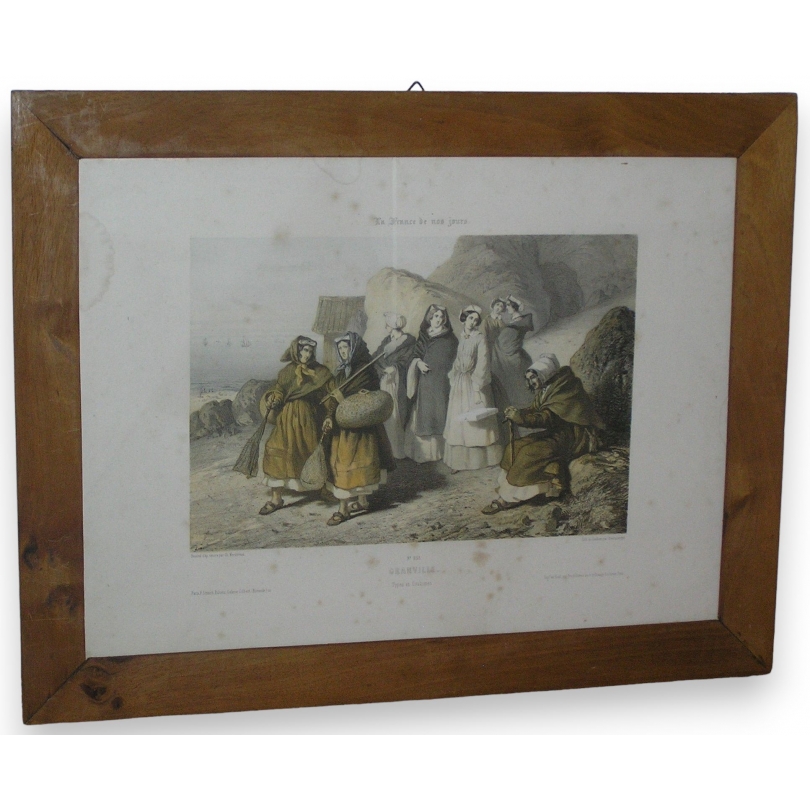 Cadre, en noyer. Suisse. 19ème siècle. sur Moinat SA  - Antiquités décoration 