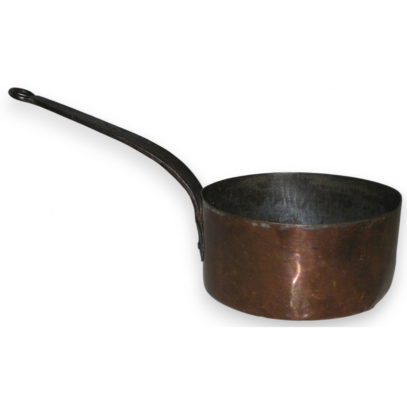Casserole, en cuivre. Suisse. 19ème siècle.