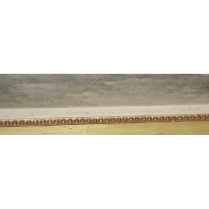 Aquarelle "Londres", signée SCHERLOCK.  sur Moinat SA  - Antiquités décoration -  Gouaches, Aquarelles, Pastels