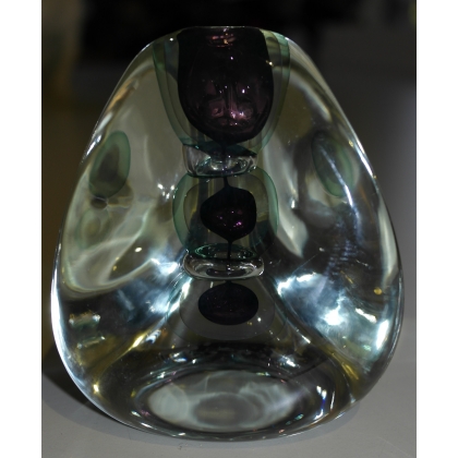 Modernist triangular bottle, signed BEGOU. at Moinat SA – Antiques and home décor