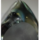 Bottle triangular modernist, signed BEGOU.