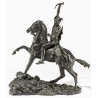 Sculpture \"Indien vainqueur\", en bronze.