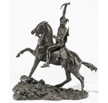 Sculpture "Indian winner", bronze.