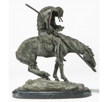 Sculpture "the end of The trail" bronze.
