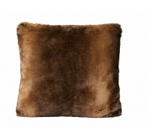Cushion faux fur Beaver Full Fur'