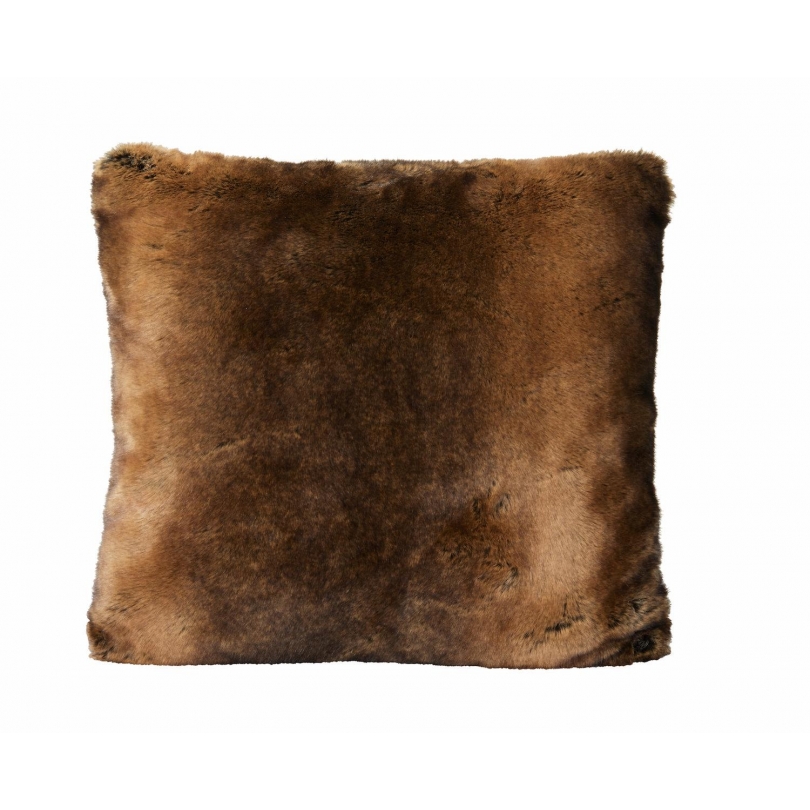 Cushion faux fur Beaver Full Fur'