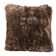 Cushion, faux fur Brown Bear Full Fur'