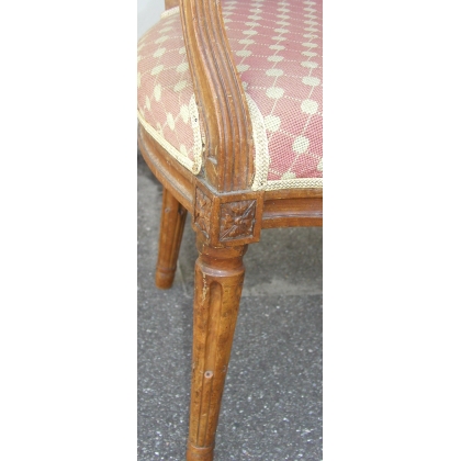 Pair of Louis XVI horseshoe armchairs. From  Moinat SA  - Antiques and home décor