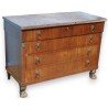  Commode Empire, pieds griffes. Avec 6 tiroirs. sur  Moinat SA  - Antiquités décoration