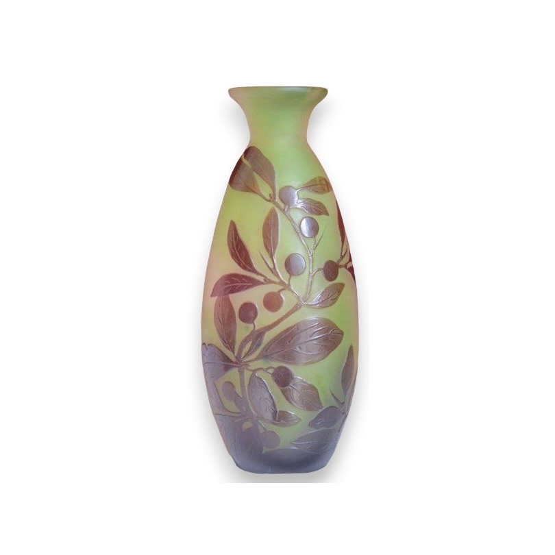  Vase balustre, signé GALLÉ (Émile, 1846-1904). sur  Moinat SA  - Antiquités décoration