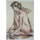 Pastel "Femme nue", signé Jean-Louis MERRÉ.